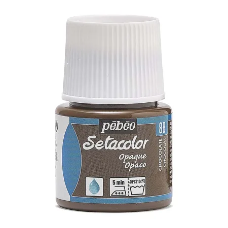 Pintura Pébéo Setacolor Opaco Chocolate 45 ml