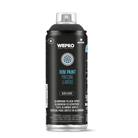 Spray MTN PRO Llantas Negro Brillante