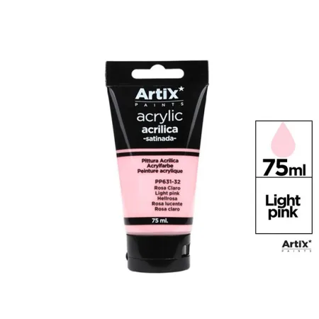 Pintura Acrílica Rosa Claro 75ML Artix