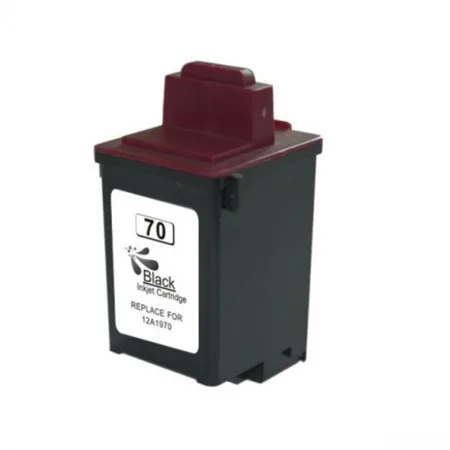 Cartucho de tinta compatible Lexmark 70 negro · 012AX970E