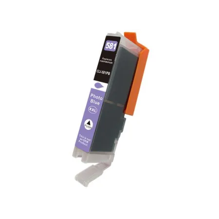 Cartucho de tinta compatible Canon CLI-581 Blue Photo XXL azul