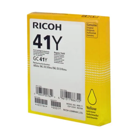 Cartucho de tinta original Ricoh GC41 amarillo · 405764