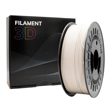 Filamento 3D - PETG - Color: Blanco - 1.75 mm / 1 kg