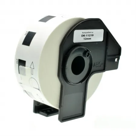 Etiquetas compatible Brother DK11219 · 12mm * 12mm