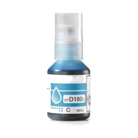 Cartucho de tinta compatible Brother BTD180C Botella cian