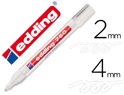 Edding 750 blanco permanente