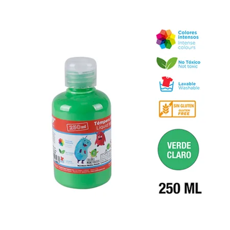 Tempera 250ML verde claro MP