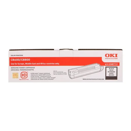 Tóner original OKI C8600 / C8800 negro · 43487712