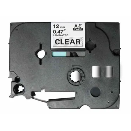 Cinta compatible Brother TZE-131 / Transparente Cinta TZ131 negro / transparente