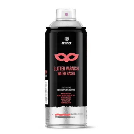 Spray MTN PRO Barniz Glitter Oro