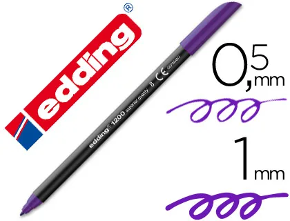 Rotulador Edding 1200 violeta