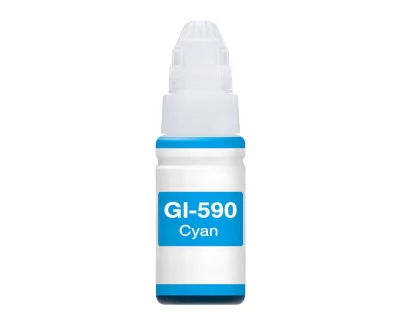 Cartucho de tinta compatible Canon GI-590 Botella Pigmentada cian
