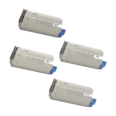 Pack 4 tóner compatibles OKI EXECUTIVE ES7470 / ES7480 amarillo, magenta, negro y cian