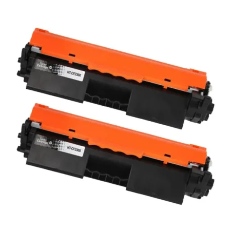 Pack 2 tóner compatibles HP CF230X Chip negro