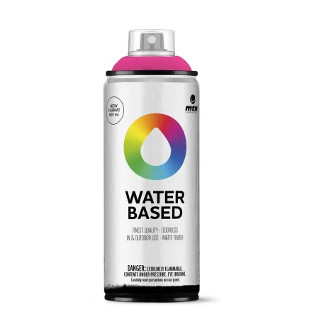 Spray de Pintura MTN Water Based Fluorescente Fucsia (400 ml)
