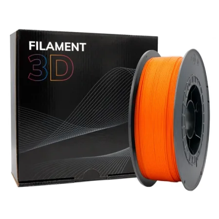 Filamento 3D - PLA - Color: Naranja - 1.75 mm / 1 kg