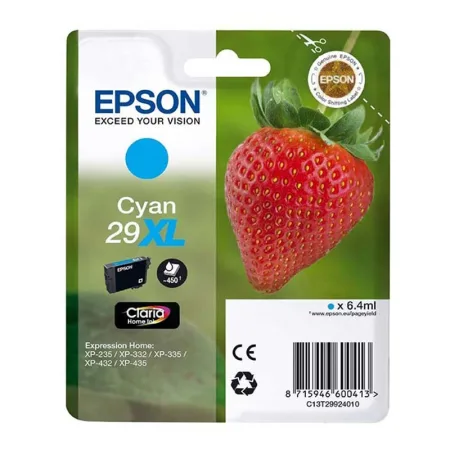 Cartucho de tinta original Epson T2992 (29XL) cian · C13T29924012