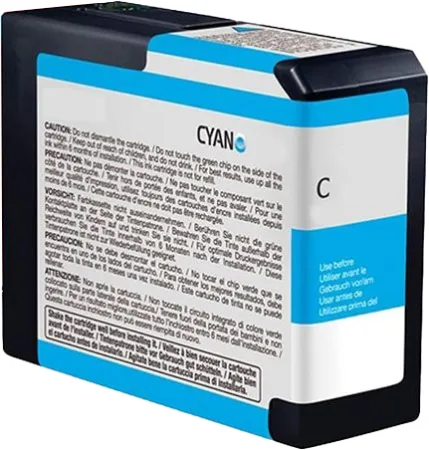 Cartucho de tinta compatible Epson T8502 Pigmentada cian · C13T850200