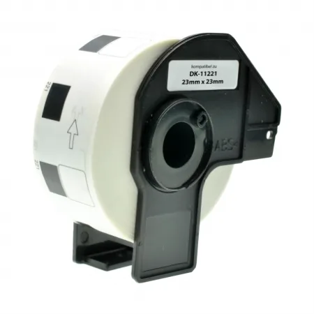 Etiquetas compatible Brother DK11221 · 23mm * 23mm