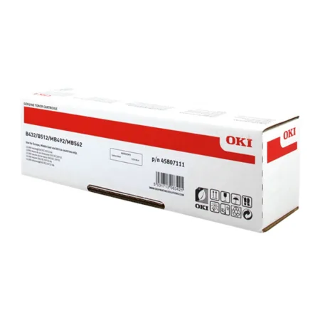 Tóner original OKI B432 / B512 / MB492 / MB562 (12k) negro · 45807111