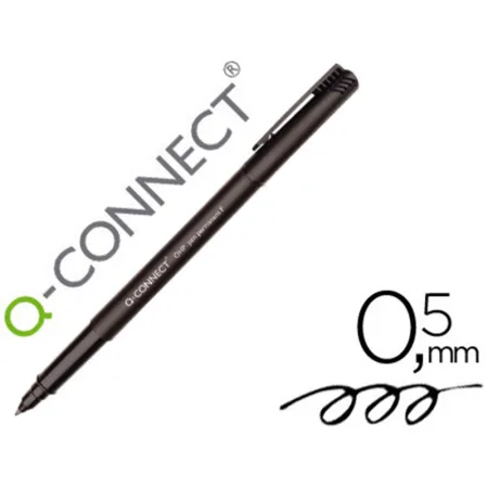ROTULADOR Q-CONNECT PERMANENTE 0.5mm