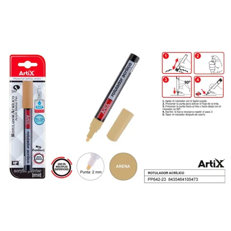 ROTULADOR PINTURA ACRILICA ARENA ARTIX