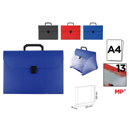 MALETIN FUELLE TRANSPARENTE CON ASA A4 MP
