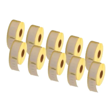 Pack 10 packs de etiquetas compatibles DYMO LABELWRITER 11352 Etiquetas Archivos Papel Térmico blanco