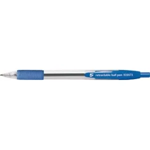Q-Connect boligrafo retractil trazo 0.7 MM. azul