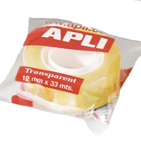 Cinta Adhesiva Apli Transparente 12 mm x 33 m