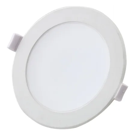 Down light LED E6 / 15W luz blanca 6000K (120-130mm) marco blanco