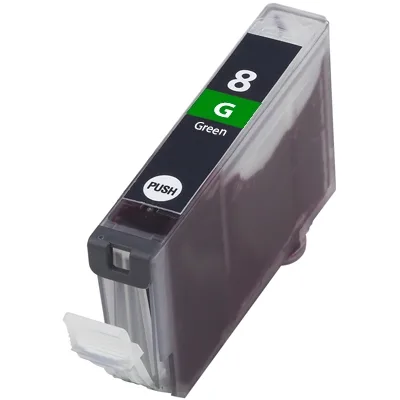 Cartucho de tinta compatible Canon CLI-8 Verde verde · 0627B001