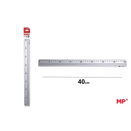 REGLA DE ALUMINIO 40CM MP