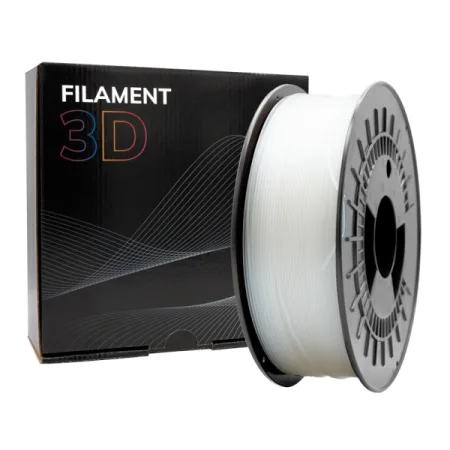 Filamento 3D - PETG - Color: Transparente - 1.75 mm / 1 kg