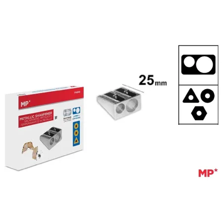 Sacapuntas Metálico Doble MP