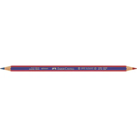 Lápiz Bicolor Faber Castell Janus 2160 Azul-Rojo