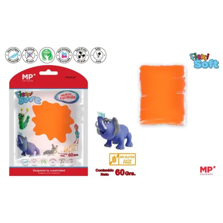 Pasta para Modelar Naranja Flexi Soft 60g
