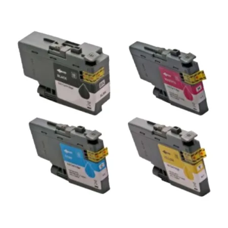 Pack 4 cartuchos de tinta compatibles Brother LC3235 XL / LC3233 amarillo, magenta, negro y cian