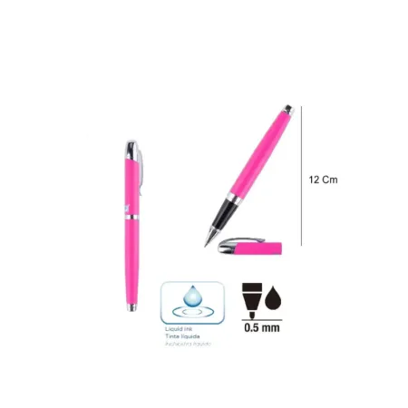 Bolígrafo Roller Elegant 0.5mm Rosa
