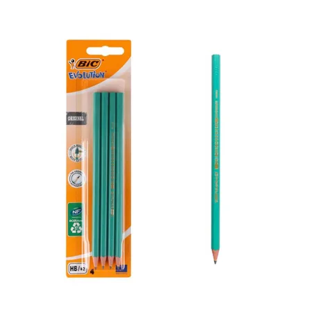 Lápiz Bic Eco Evolution 650 HB 4u