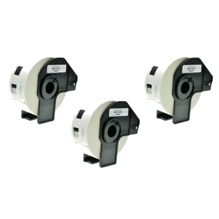 Pack 3 packs de etiquetas compatibles Brother DK-11219 Etiquetas Precortadas blanco