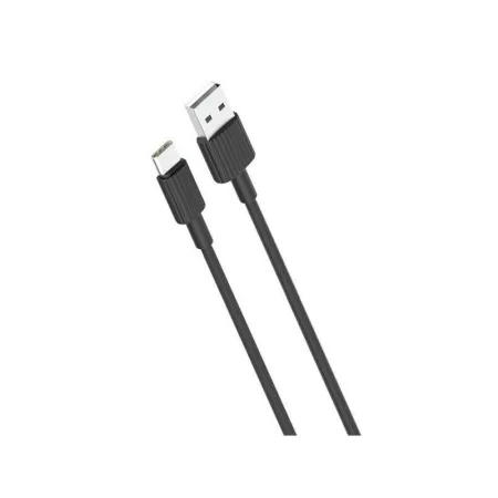 Cable USB-A Tipo C Carga + Transmision de Datos Alta Velocidad 2.4 A 1 m Negro XO