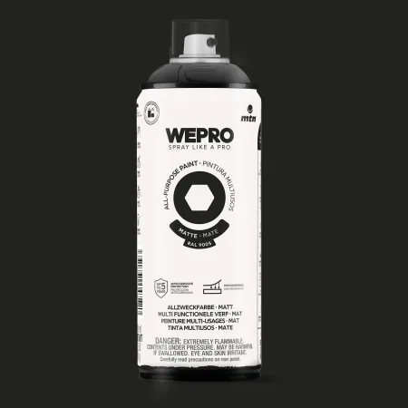 Spray MTN WEPRO Solvent Mate NEGRO COSMOS - RAL 9005