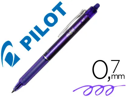 PILOT FRIXION CLICKER BORRABLE 0,7MM VIOLETA