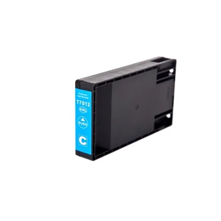 Cartucho de tinta compatible Epson -T-7012- cian · C13T70124010