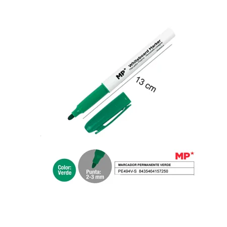 Marcador de pizarra verde MP
