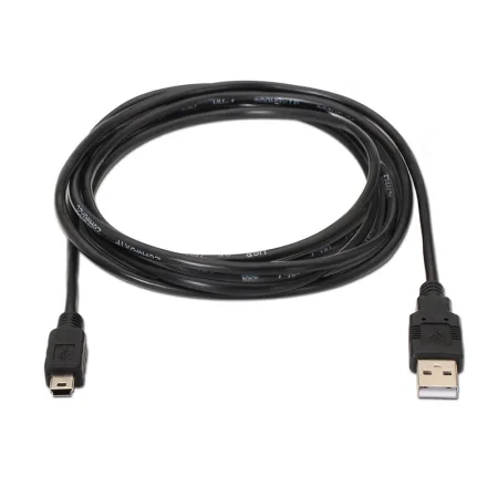 Cable USB 2.0 - Tipo A Macho a Mini B Macho 1.8m Negro Aisens