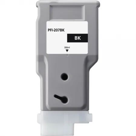 Cartucho de tinta compatible Canon PFI 207 Pigmentado negro