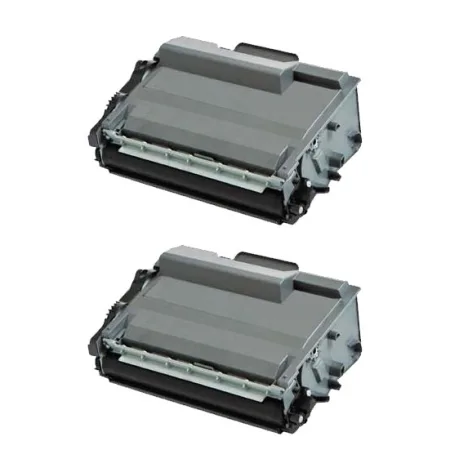 Pack 2 tóner compatibles Brother TN-3520 negro