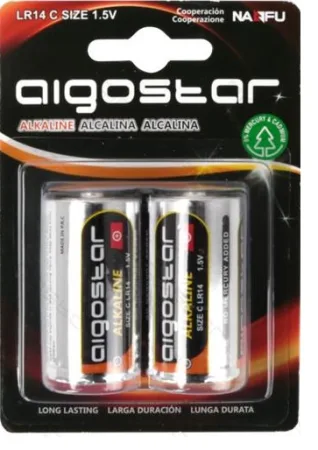 Pila alcalina LR14 c 1.5V (2 unidades)